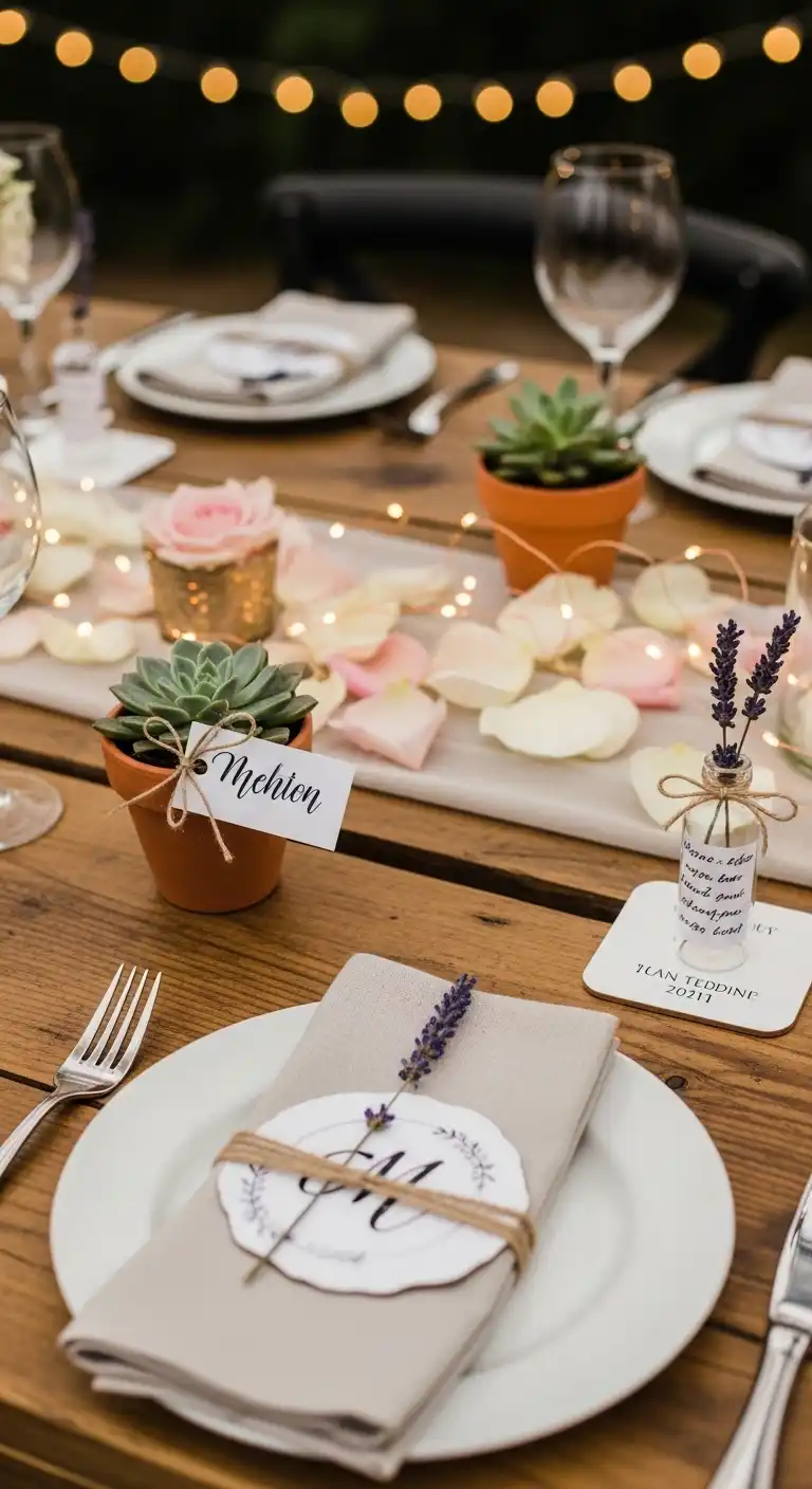 Creative Place Settings for a Personalized Touch Creative Place Settings for a Personalized Touch