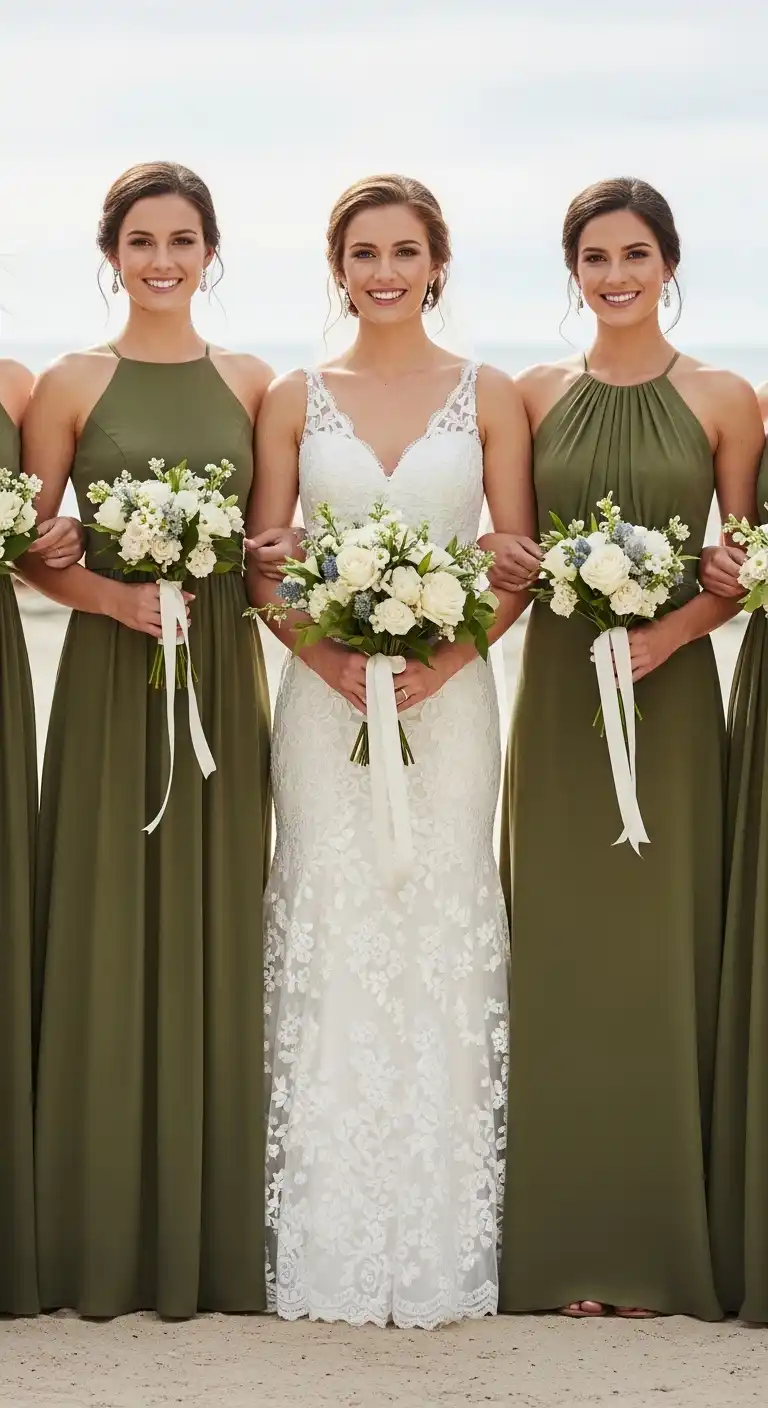 Olive Green Bridesmaid Dresses Olive Green Bridesmaid Dresses