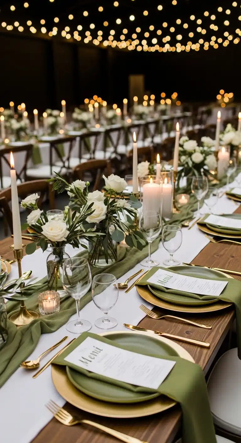 Olive Green Table Settings Olive Green Table Settings