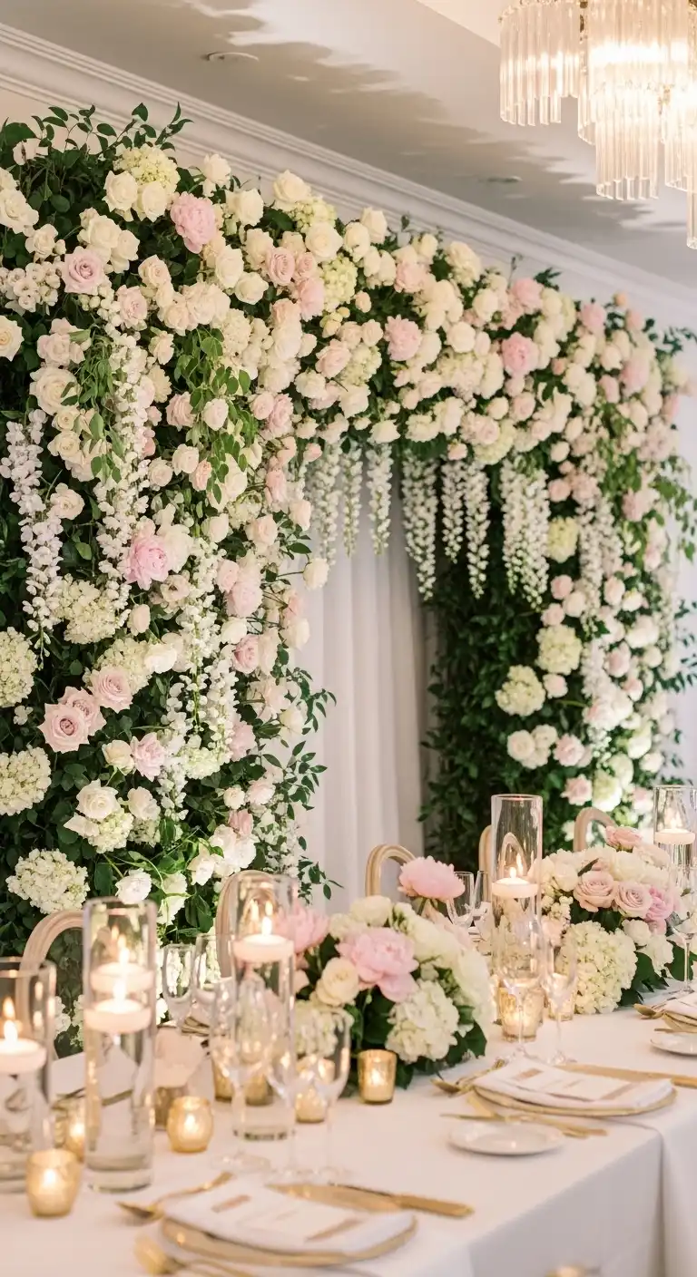 Lush Floral Walls for a Romantic Touch Lush Floral Walls for a Romantic Touch
