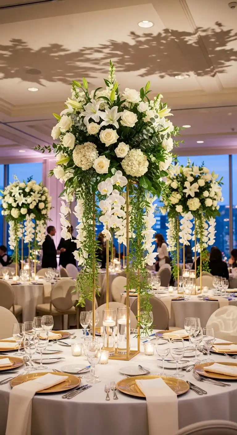 Tall and Dramatic Floral Displays Tall and Dramatic Floral Displays
