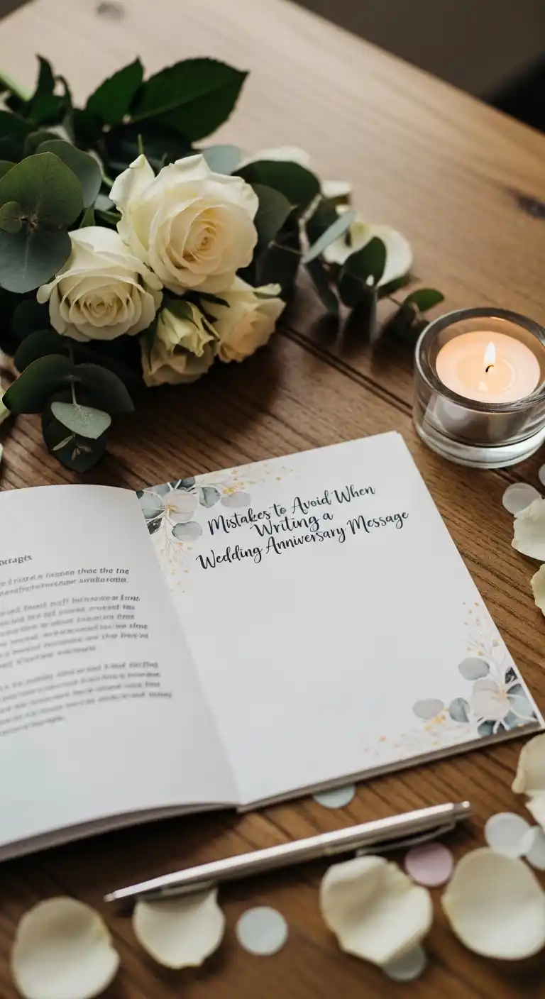 Mistakes to Avoid When Writing a Wedding Anniversary Message Mistakes to Avoid When Writing a Wedding Anniversary Message