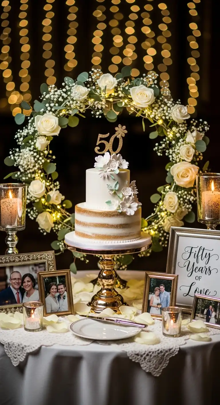 Creative Display Ideas That Make Wedding Anniversary Cakes Look Even More Special image 25 3