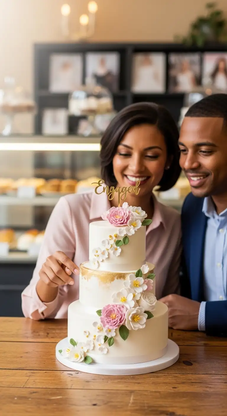 Selecting Your Engagement Cake Selecting Your Engagement Cake