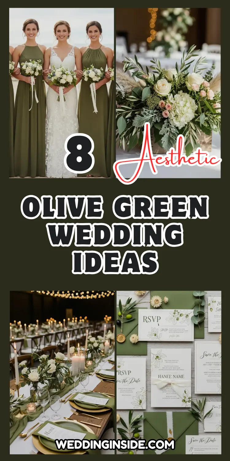 Olive Green Wedding: 8 Ideas That Wow 2 Olive Green Wedding
