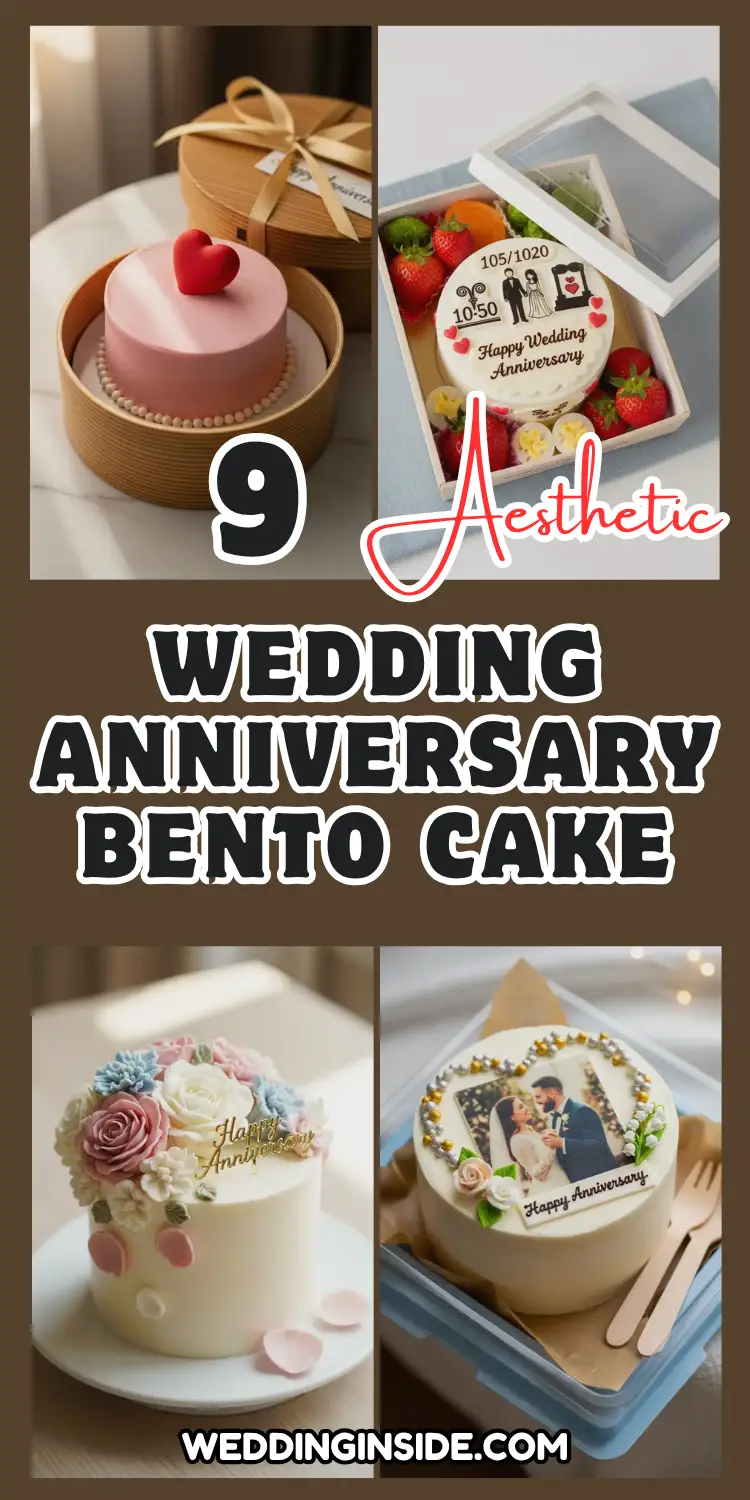 9 Wedding Anniversary Bento Cake Ideas You’ll Love 2 Wedding Anniversary Bento Cake