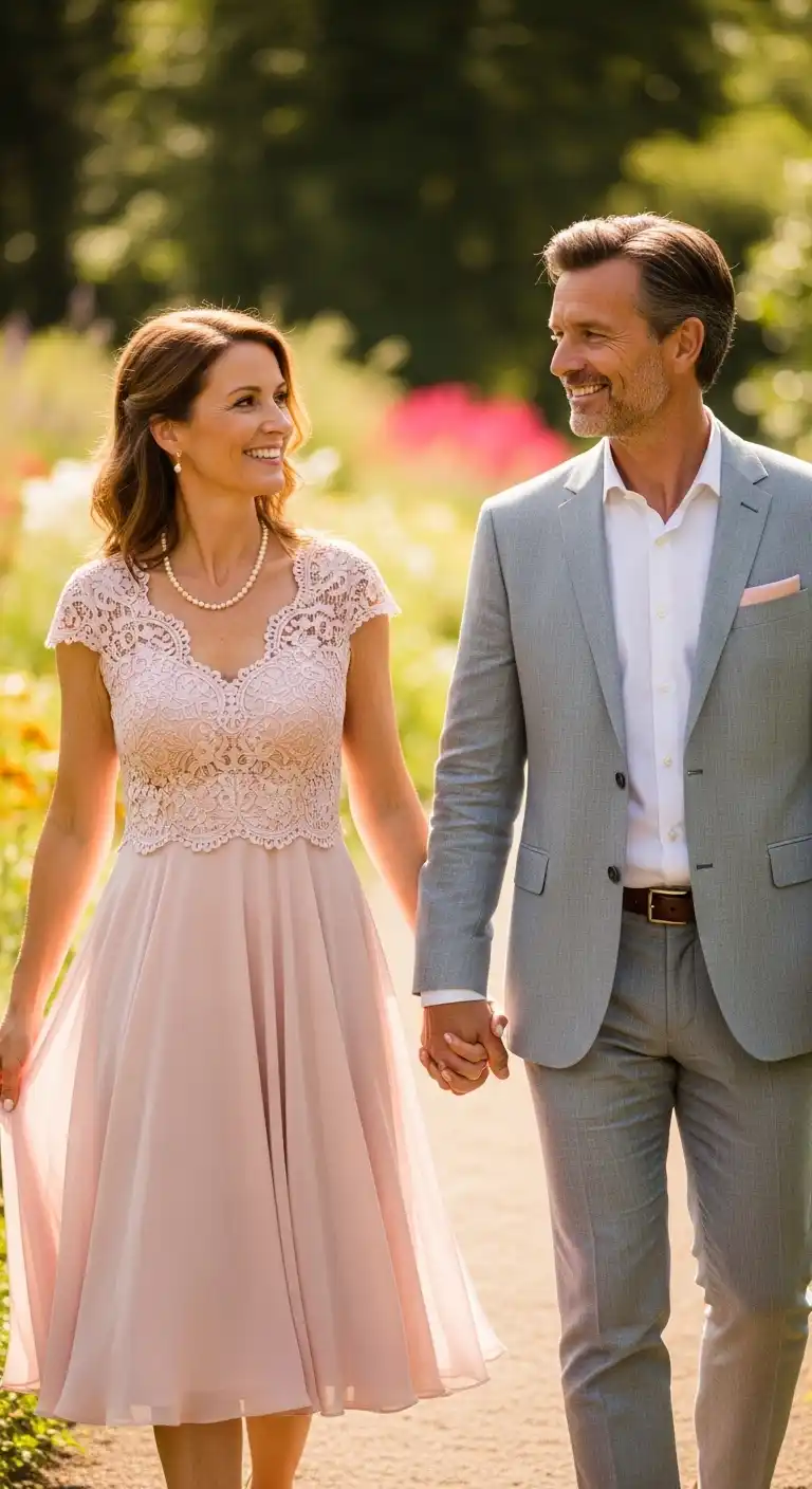 Coordinated Couple Wedding Anniversary Outfit That Creates a Harmonious Look Together Coordinated Couple Wedding Anniversary Outfit That Creates a Harmonious Look Together