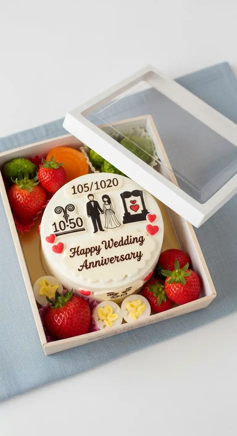2. Personalized Message Wedding Anniversary Bento Cake That Tells Your Story 2. Personalized Message Wedding Anniversary Bento Cake That Tells Your Story