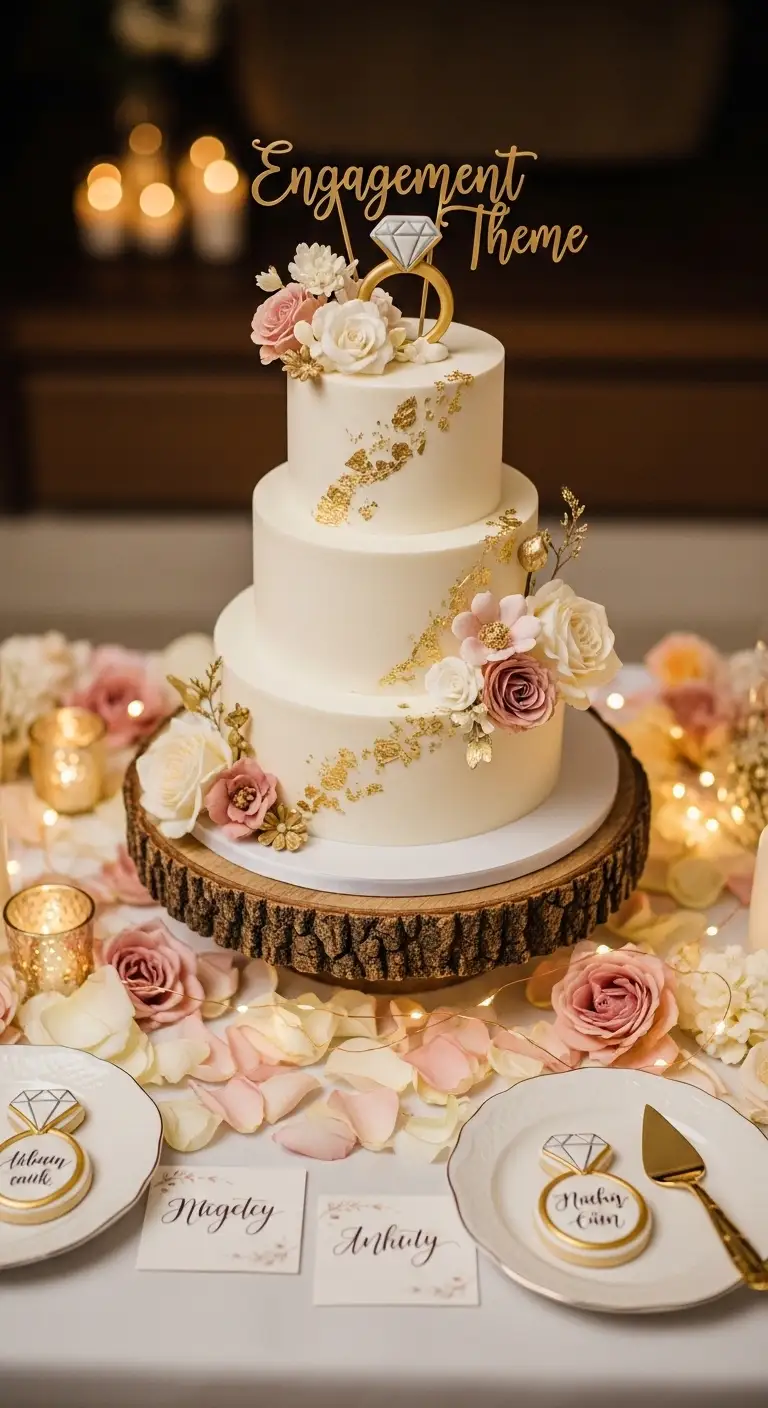 Color Psychology for Engagement Theme Cake Designs Color Psychology for Engagement Theme Cake Designs